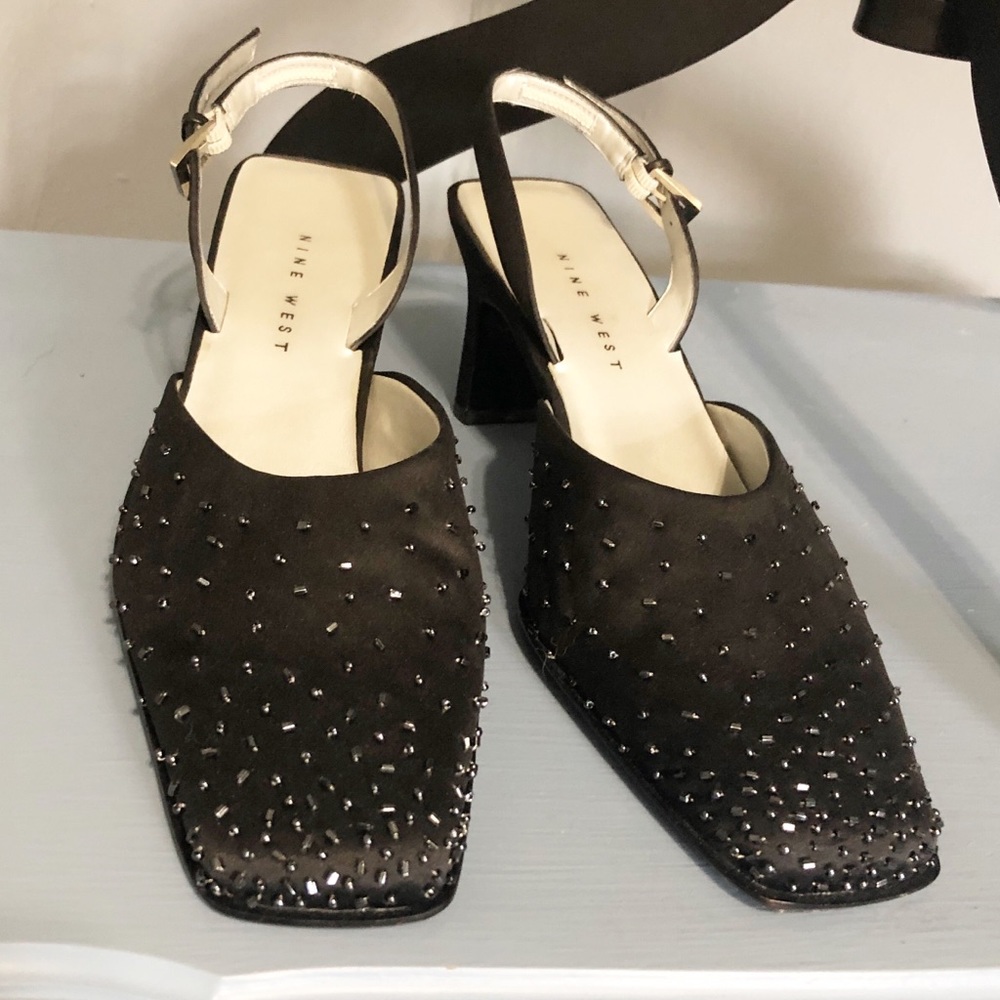 NINE WEST Black Wedge - Picture 3 of 5